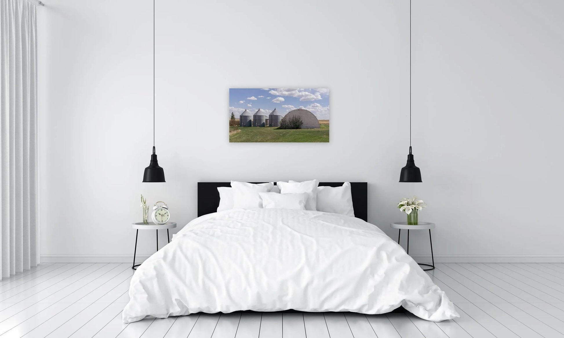 Grain Bin Photo Print, Montana Photography, Large Wall Art - Prairie Prints MT