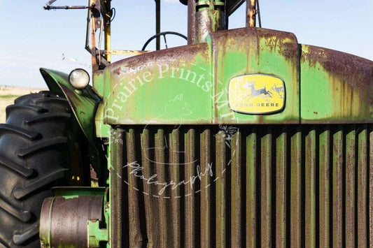 Old John Deere Tractor Prairie Prints MT